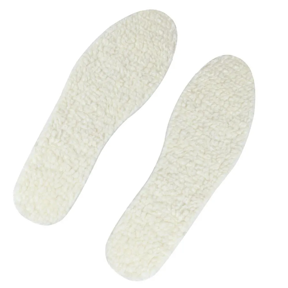 1 Pair Universal Warm Insoles Deodorant Resistant Insoles Thickened Plush Insoles