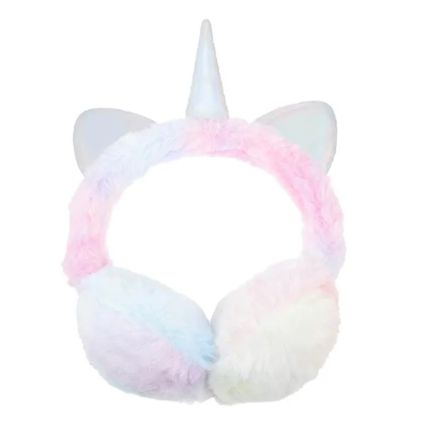 1pc Lovely Unicorns Earmuff Cartoon Unicorns Warm Ear Muff Warm Plush Ear Cover