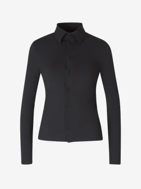 Balenciaga Camisa Lisa Elástica