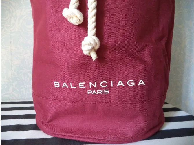 Balenciaga Mochilas Burdeos 