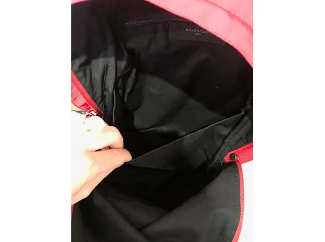 BALENCIAGA Mochilas T.  paño Roja 