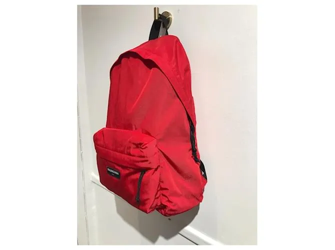 BALENCIAGA Mochilas T.  paño Roja 