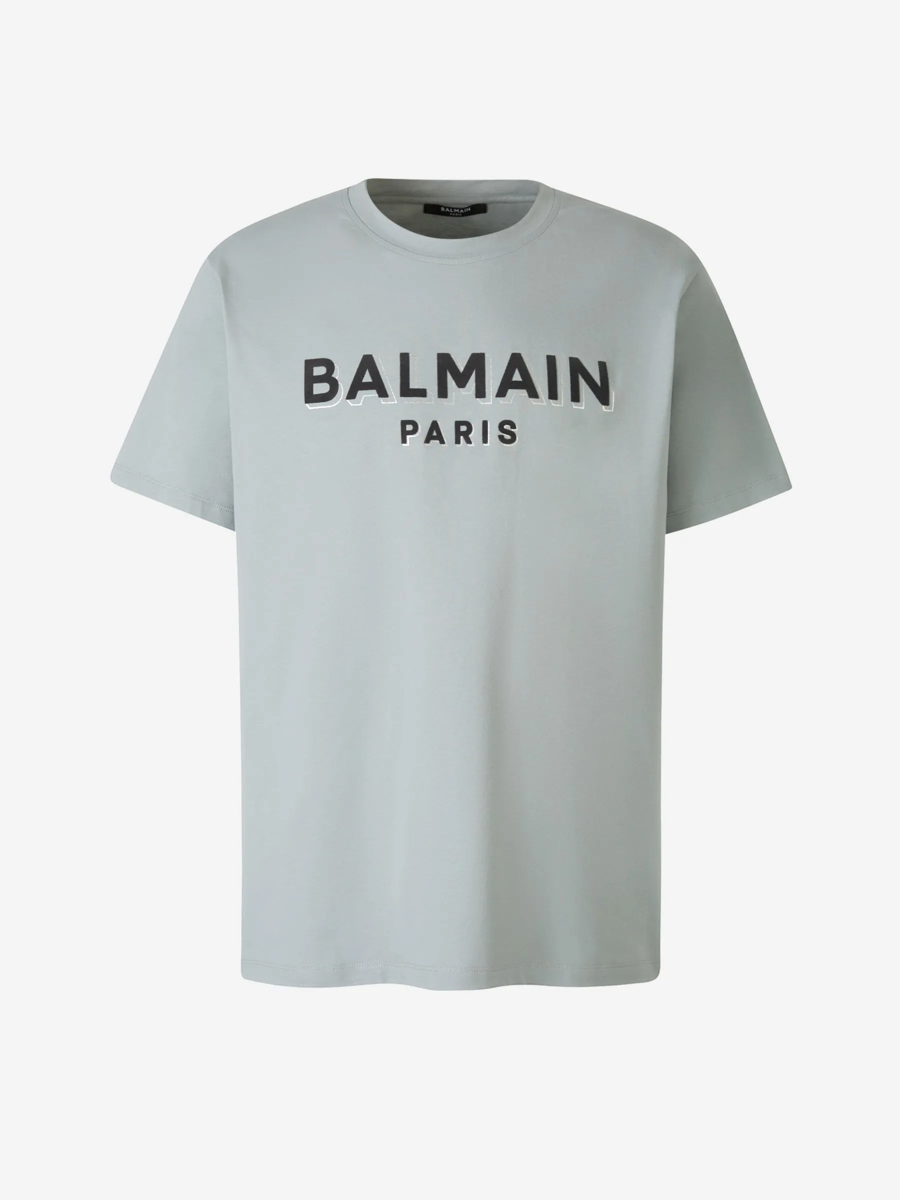 Balmain Camiseta Logo Algodón