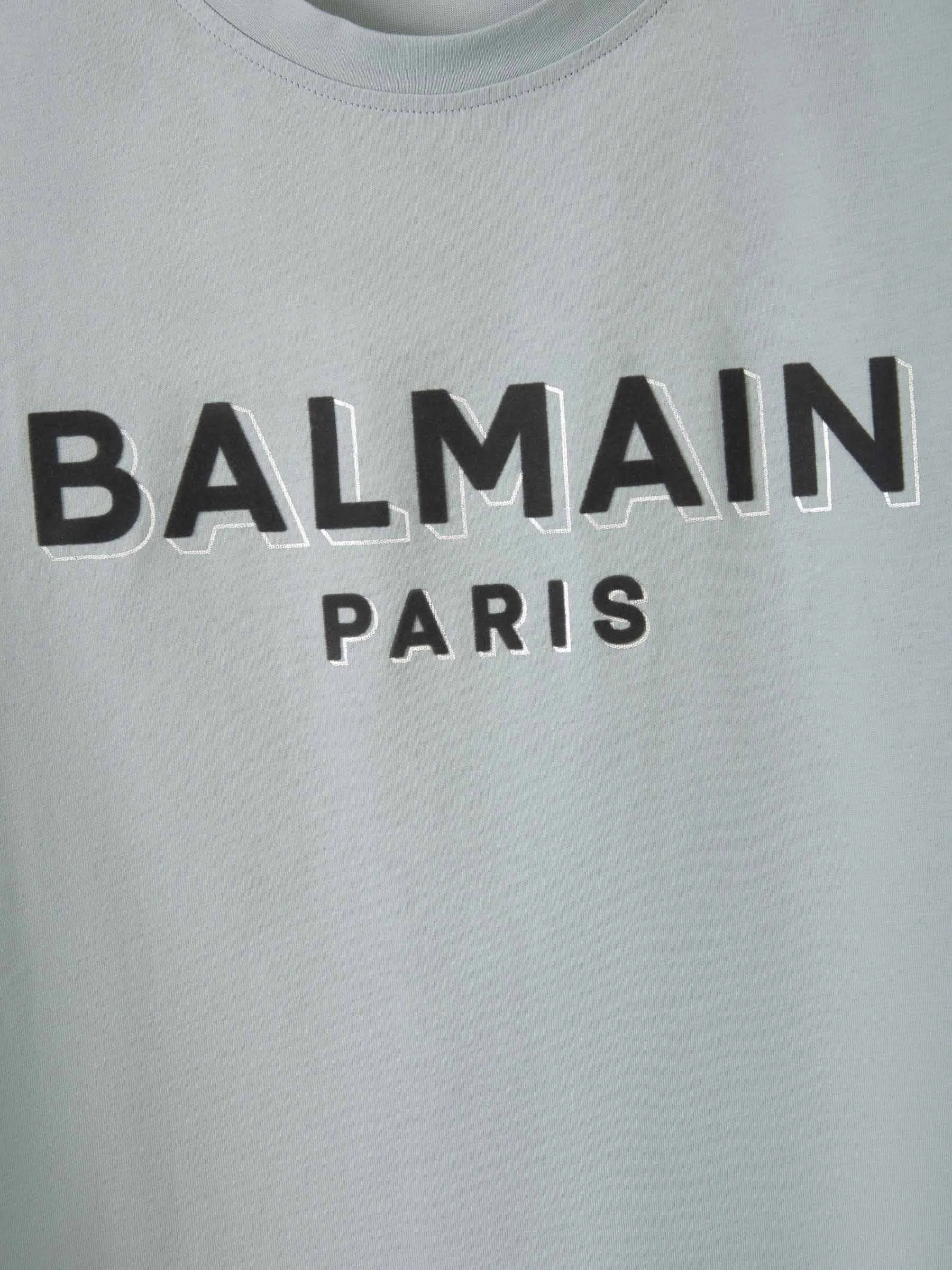 Balmain Camiseta Logo Algodón