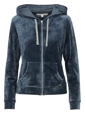 BANANA MOON RESCO SEALAKE - Sudadera con capucha y cremallera en azul