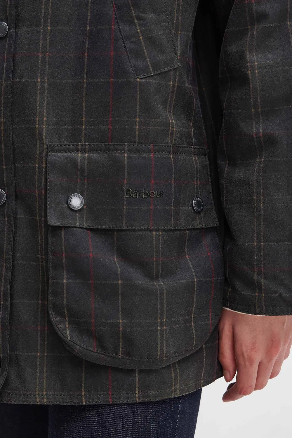 Barbour Chaqueta Ashby Tartan Wax