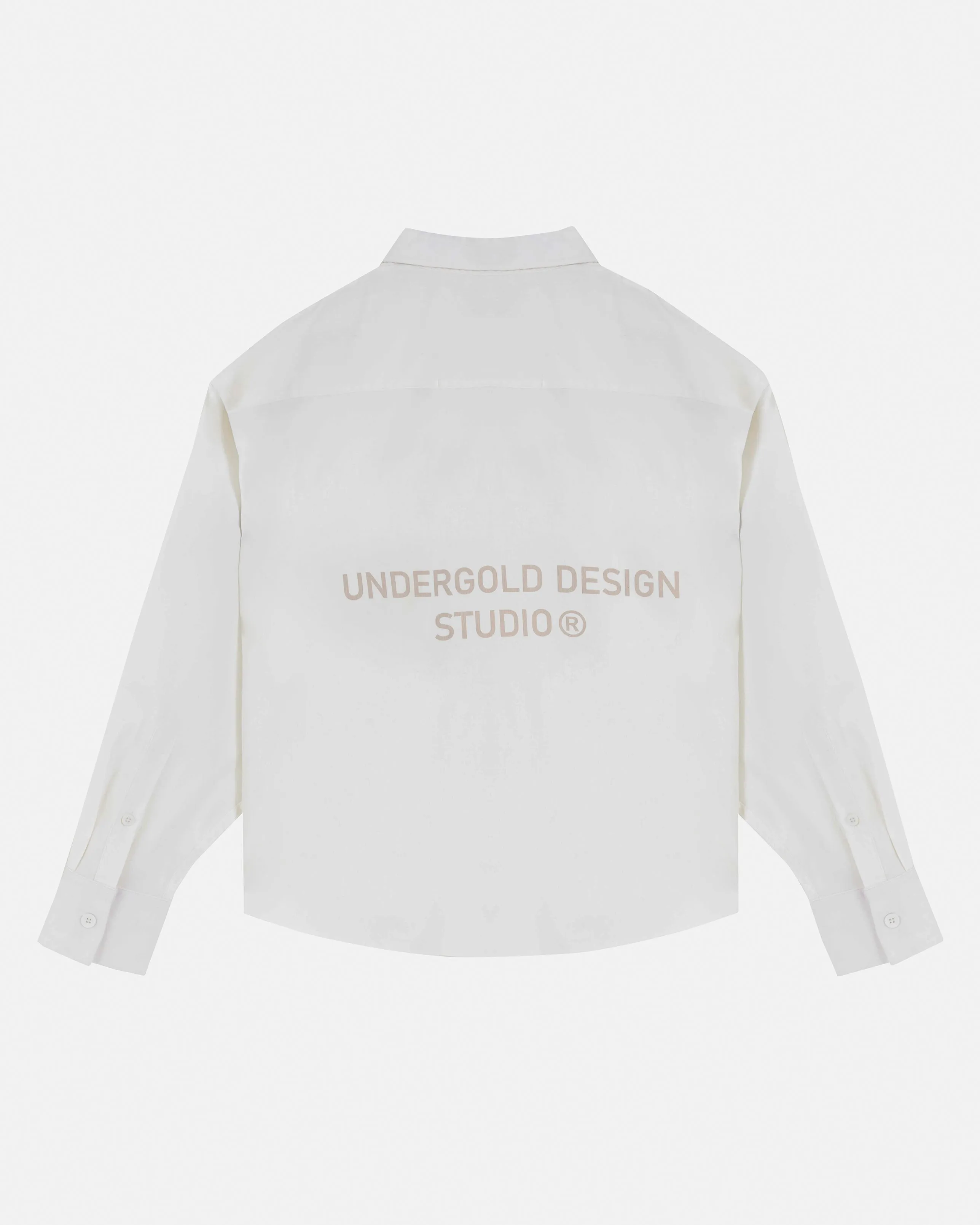 Basics Undergold Design Studio Long Sleeve Boxy Shirt Bone