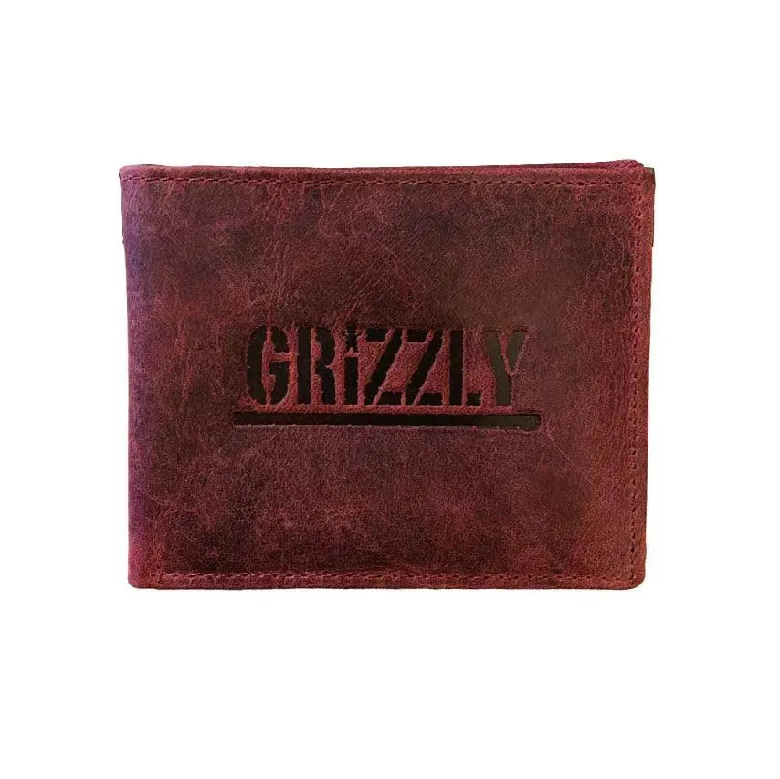 Billetera Grizzly Stamp Wallet Marron