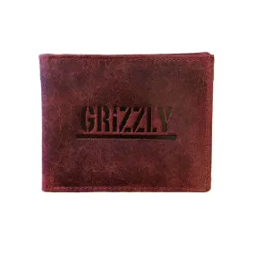 Billetera Grizzly Stamp Wallet Marron