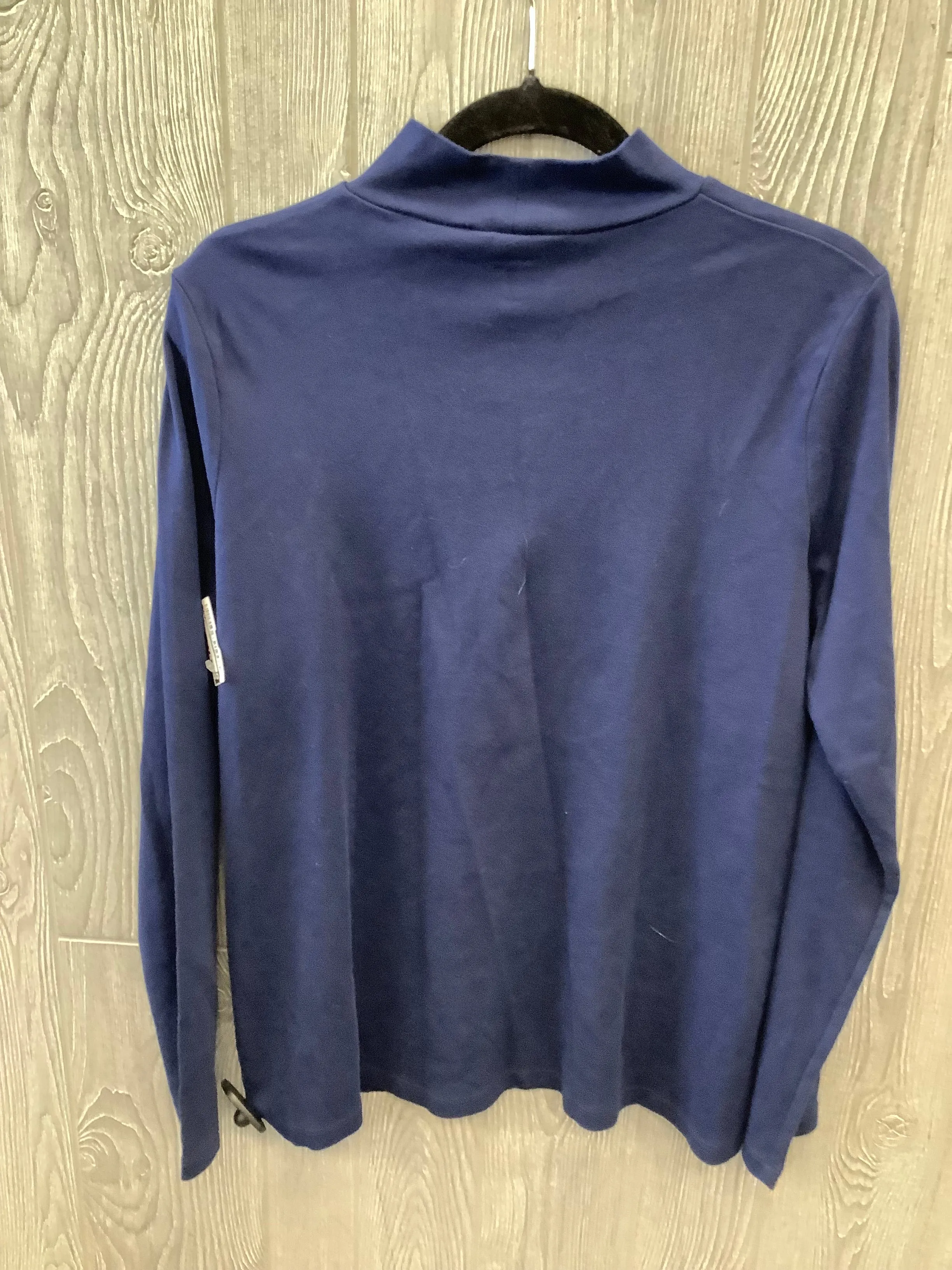 Blue Top Long Sleeve Kim Rogers, Size L