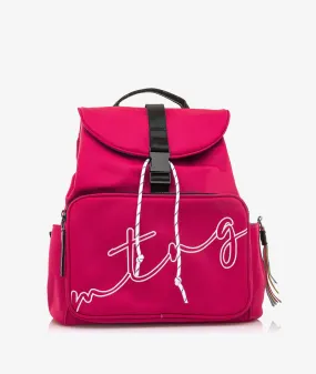 Bolso mochila Mustang  VANG en fucsia