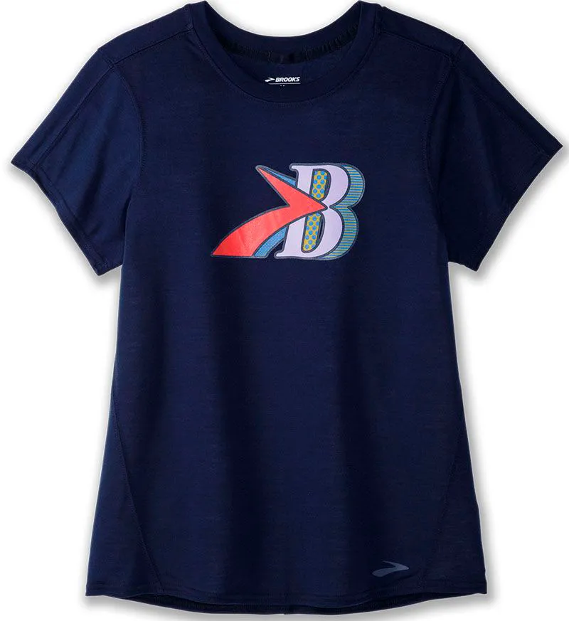 brooks Distance Graphic Short Sleeve W