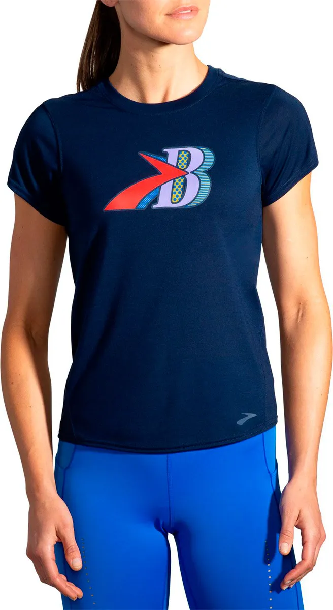 brooks Distance Graphic Short Sleeve W