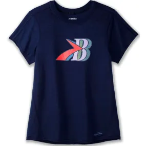 brooks Distance Graphic Short Sleeve W