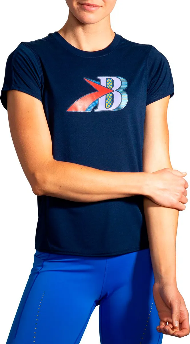 brooks Distance Graphic Short Sleeve W