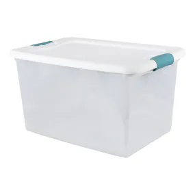 Caja organizadora rectangular de plastico 61lts 60,3 x 40,6 x 34,3cm