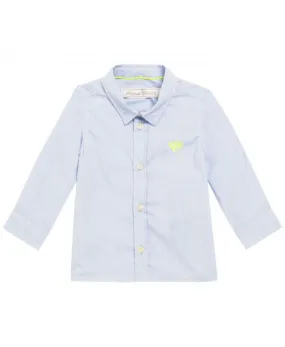 Camisa Bebe Niño Tartine et Chocolat Azul Logo Flúor