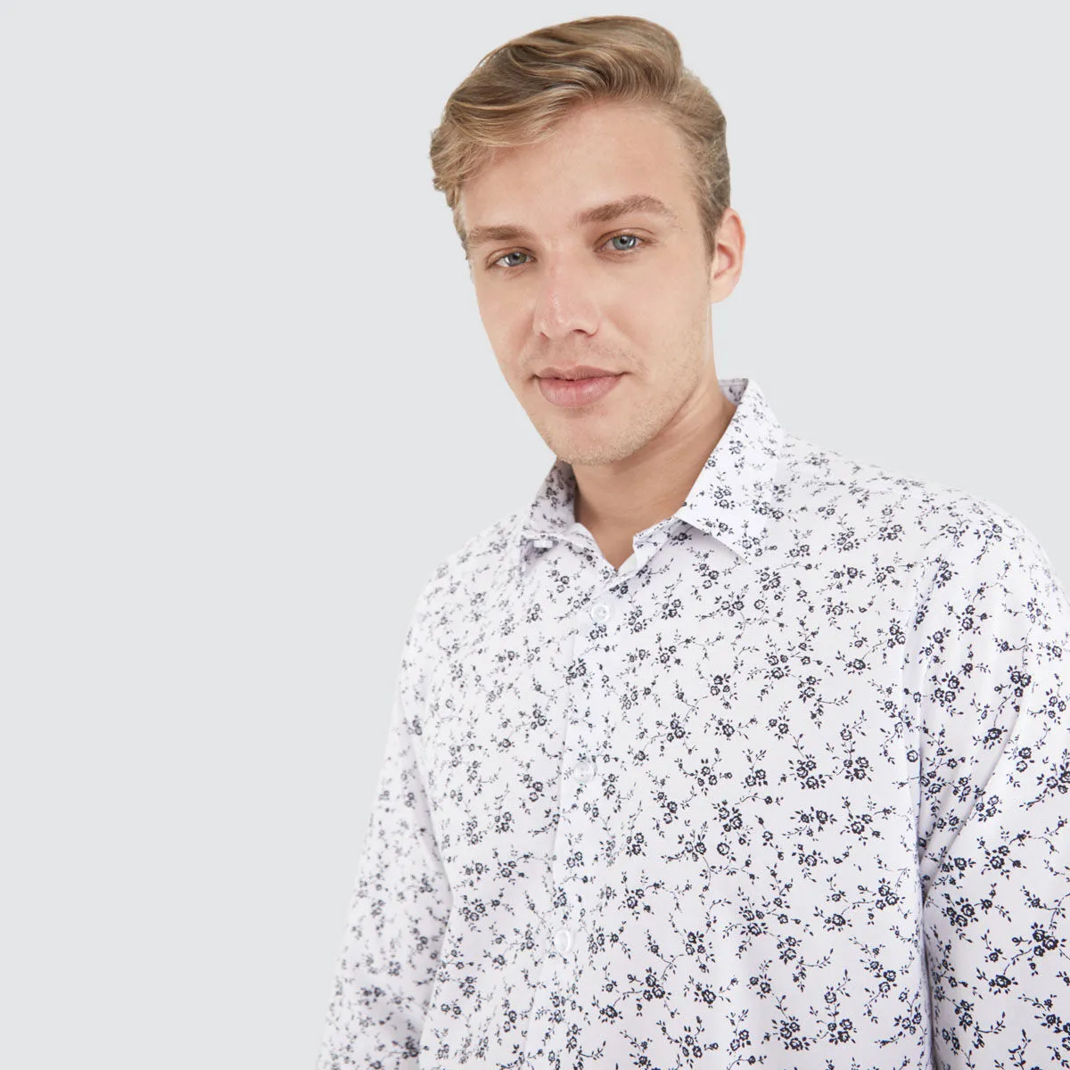 Camisa Hombre M/L Estampado