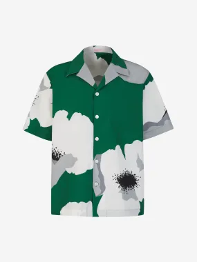 Camisa Motivo Valentino Flower Portrait