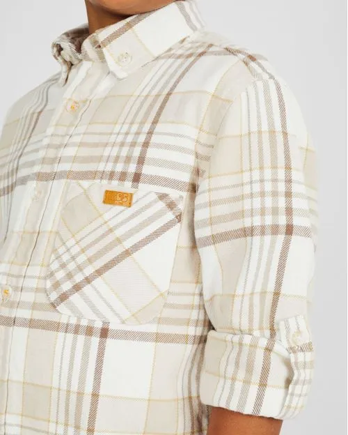 Camisa Niño Kenzo Beige Crema