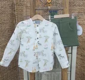 Camisa niño Mon Petit Safari R220780