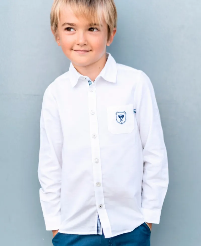 Camisa Niño TARTINE ET CHOCOLAT Blanca