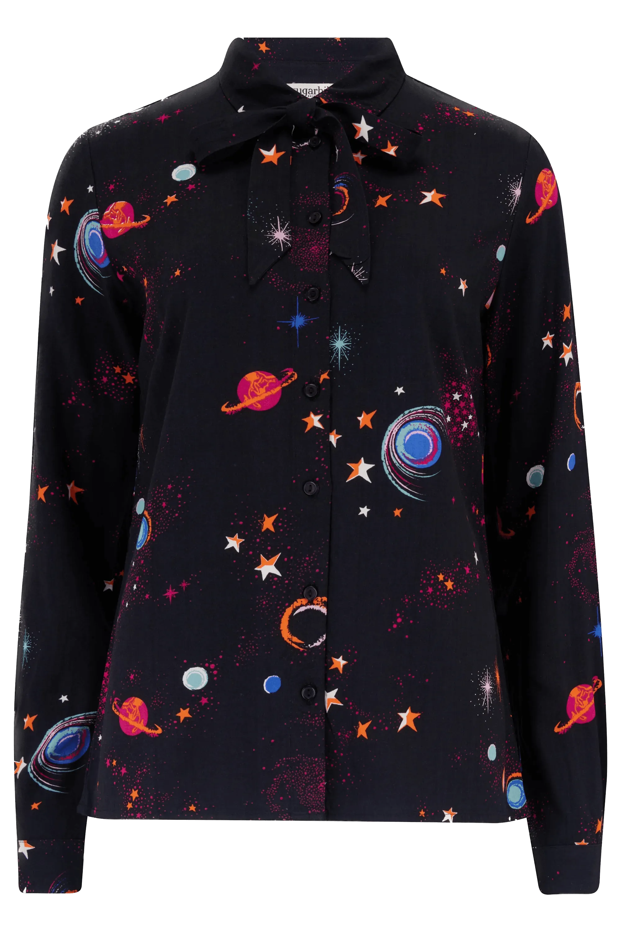 Camisa Sugarhill Catrina Black Colourful Universe