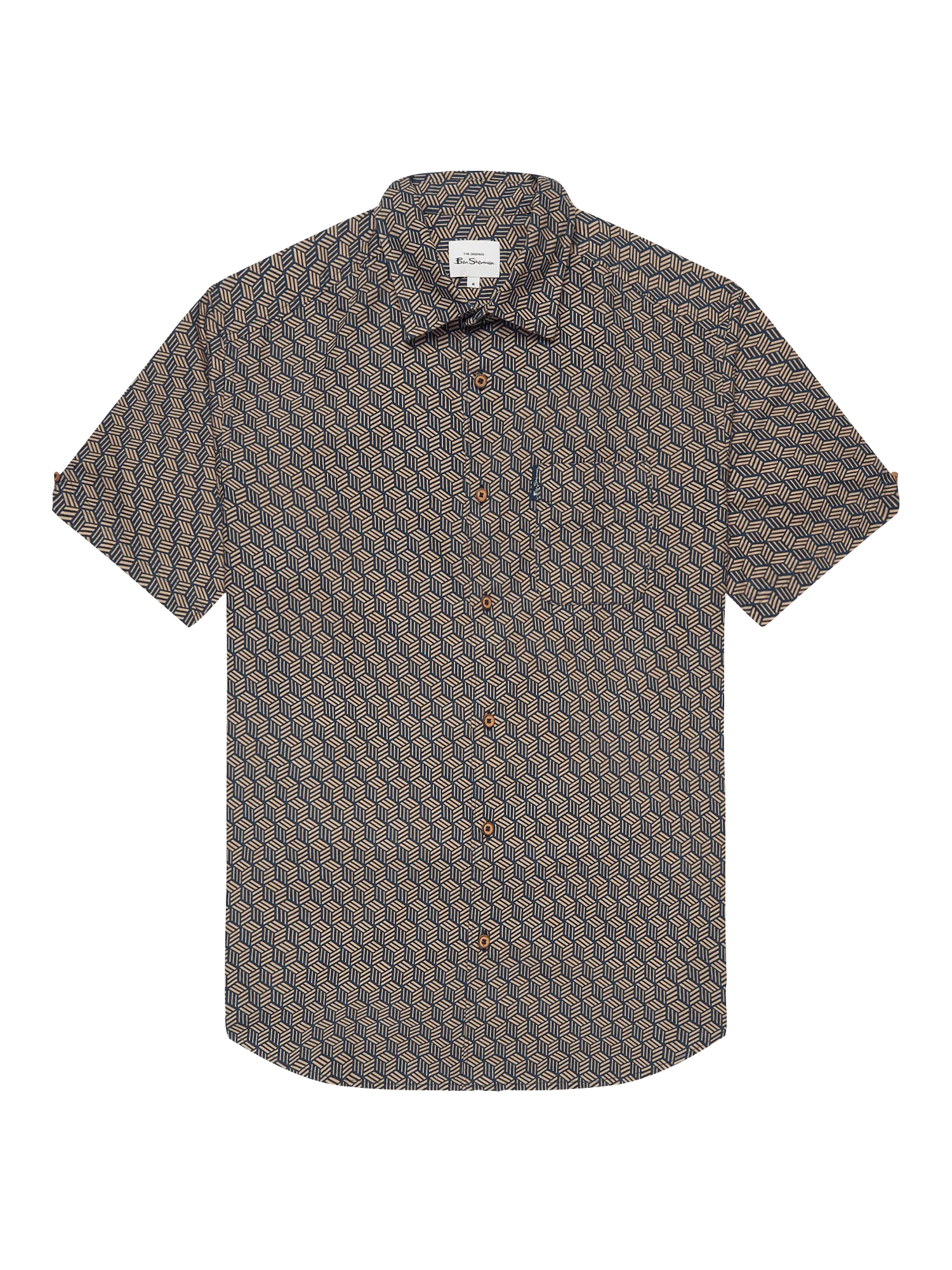 Camisa Textured Base Print