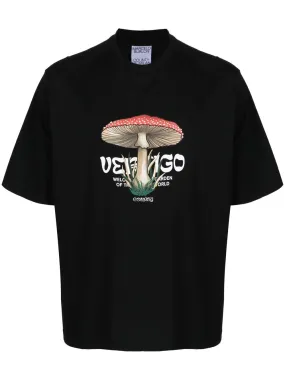 CAMISETA MUSHROOM NEGRA