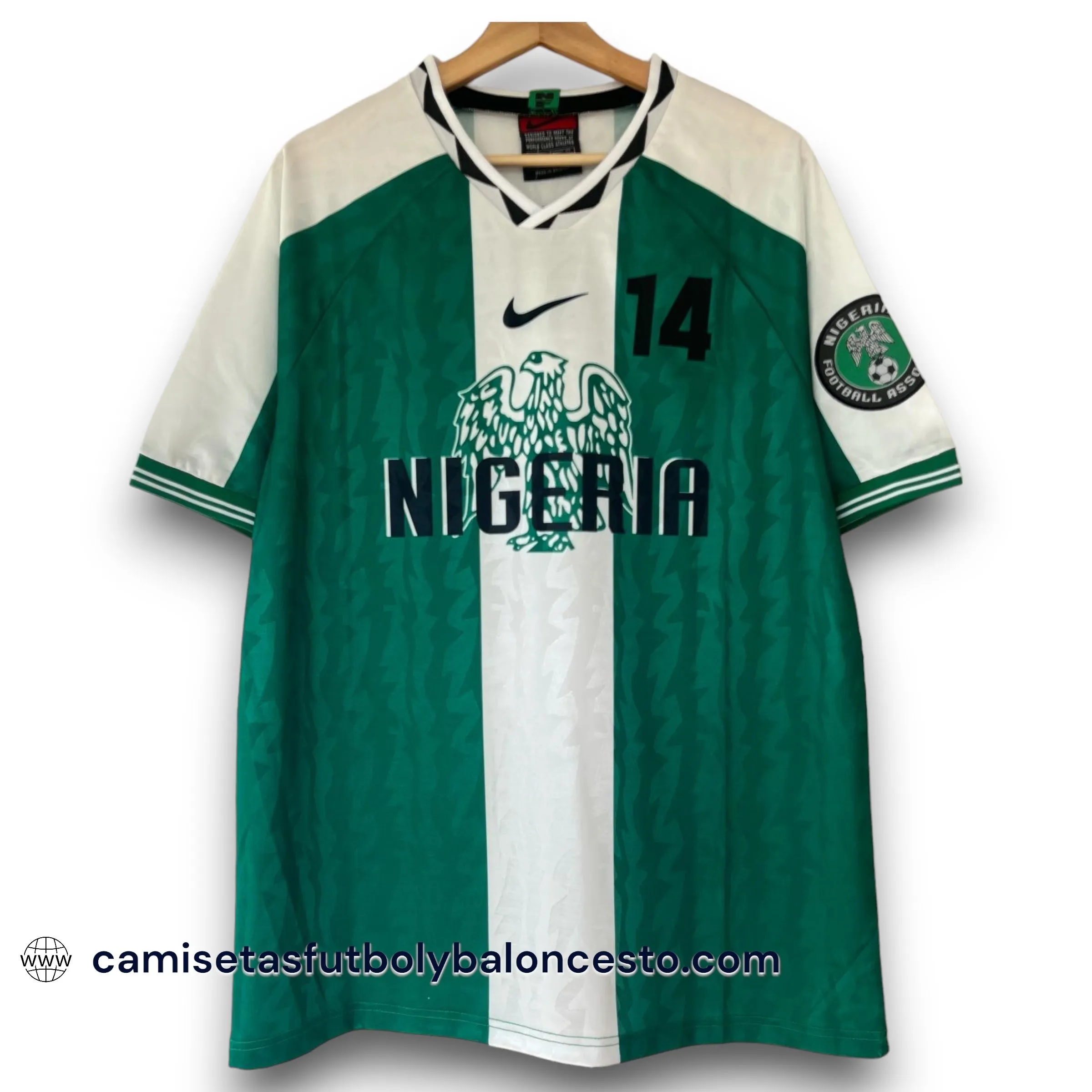 Camiseta Nigeria 1996 Local