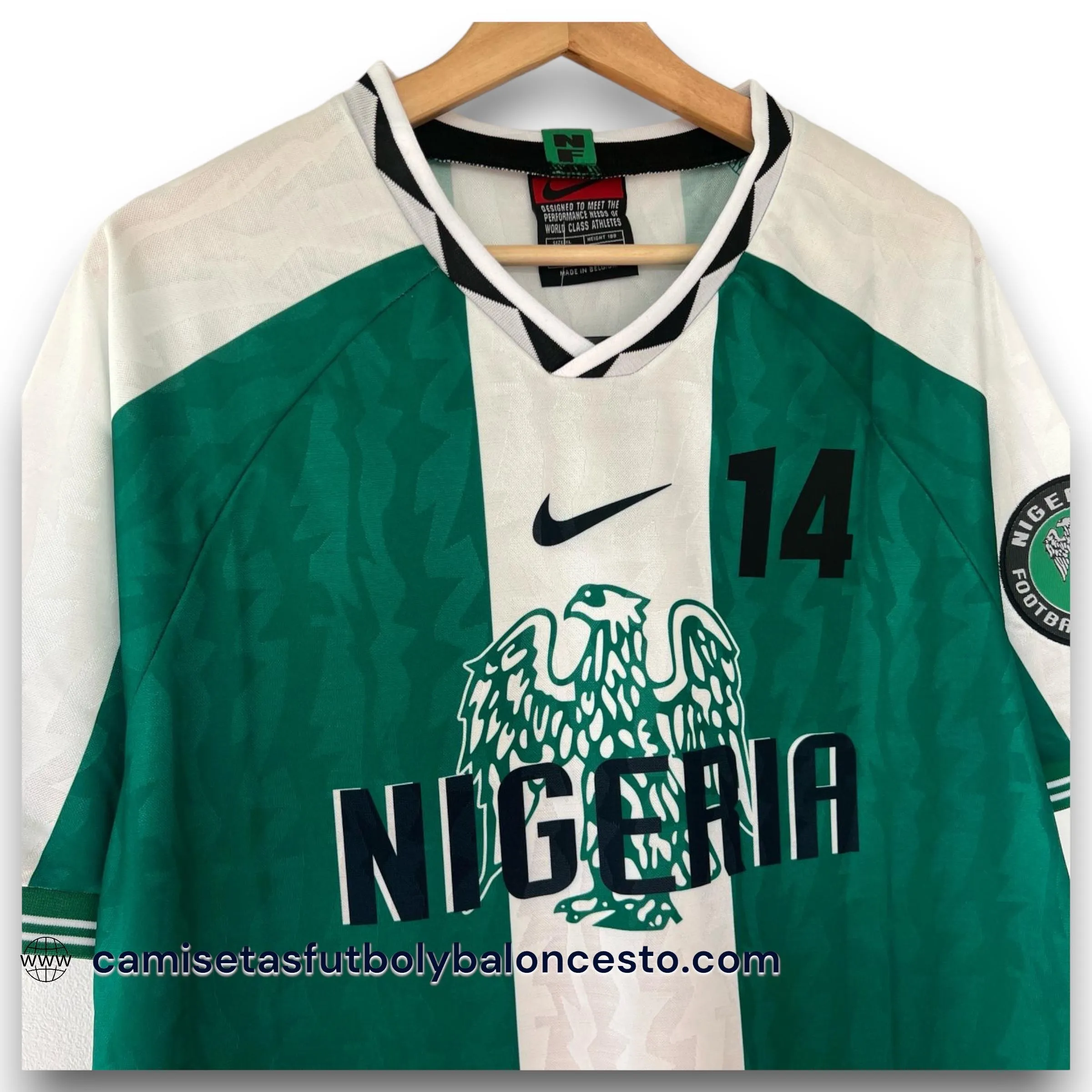 Camiseta Nigeria 1996 Local