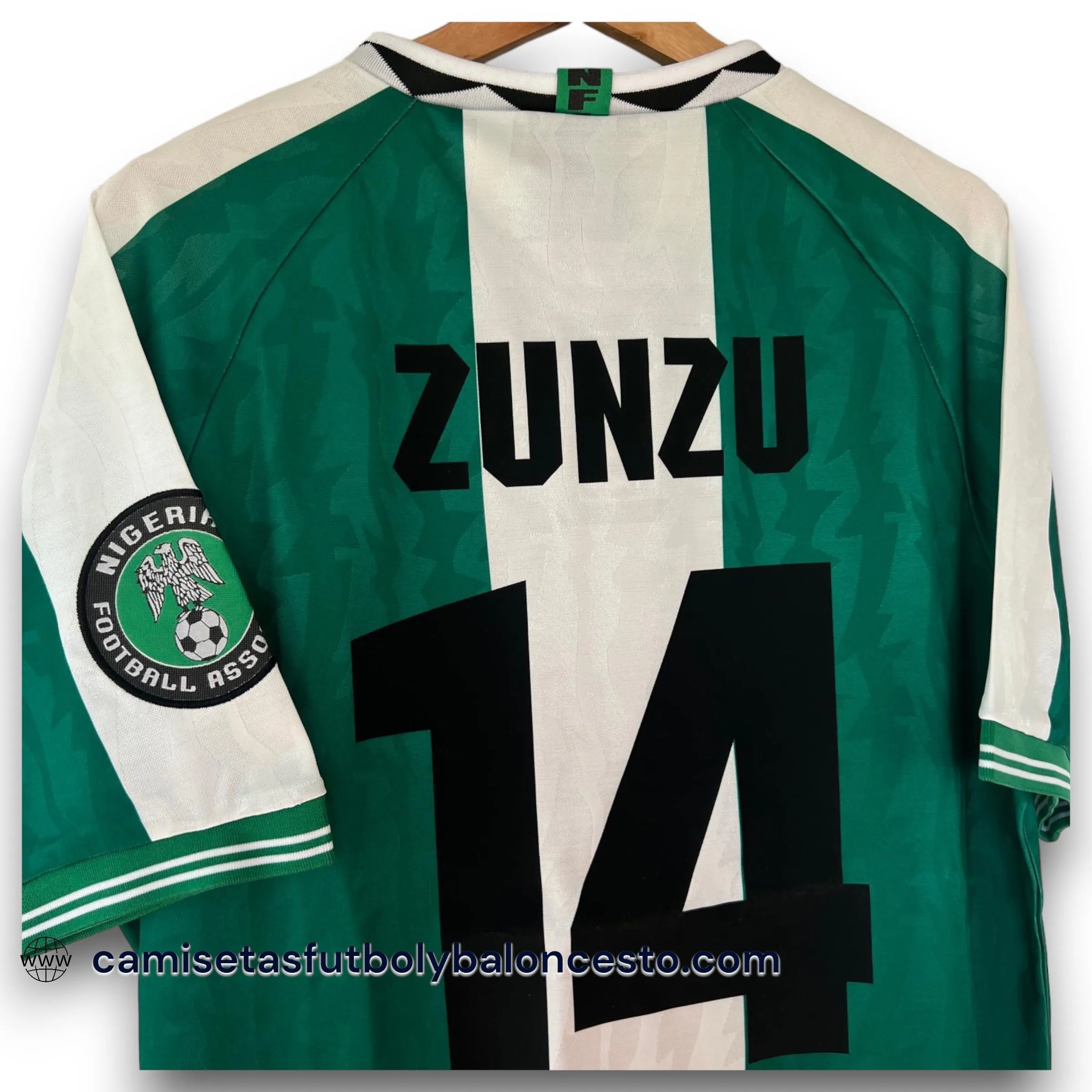 Camiseta Nigeria 1996 Local