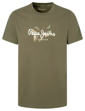 CAMISETA SLIM LOGO ESTAMPADO HOMBRE PEPE JEANS