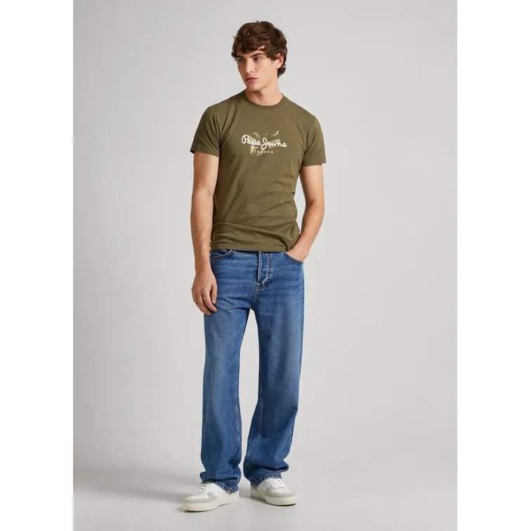 CAMISETA SLIM LOGO ESTAMPADO HOMBRE PEPE JEANS