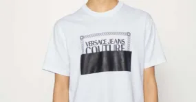 CAMISETA VERSACE JEANS COUTURE BLANCO | AL POR MAYOR :79.2€ | AL POR MENOR: 180€.