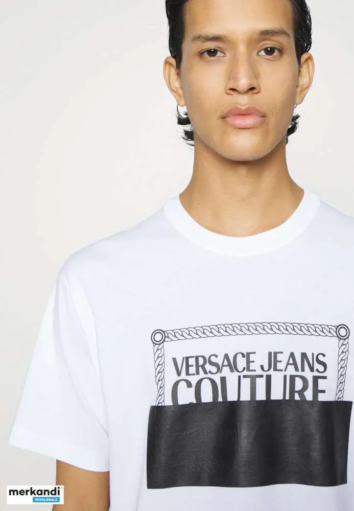 CAMISETA VERSACE JEANS COUTURE BLANCO | AL POR MAYOR :79.2€ | AL POR MENOR: 180€.