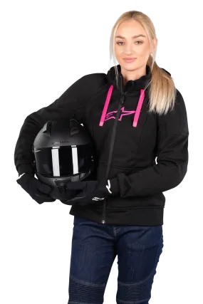 Chaqueta con capucha Alpinestars Stella Chrome Sport Negro-Rosa