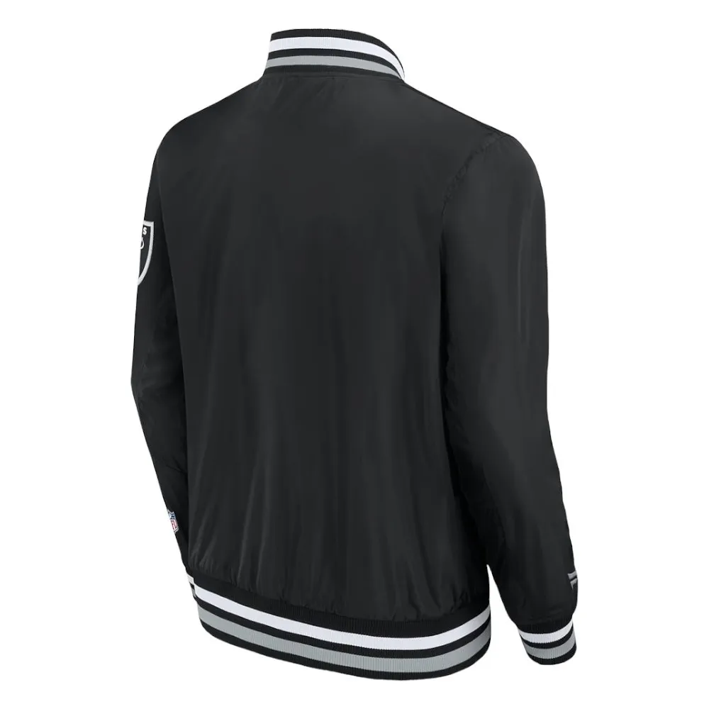 CHAQUETA FANATICS LAS VEGAS RAIDERS NEGRO 00SH VARSITY JACK 03P5 00SH-01MD-8D-L0W JACKET