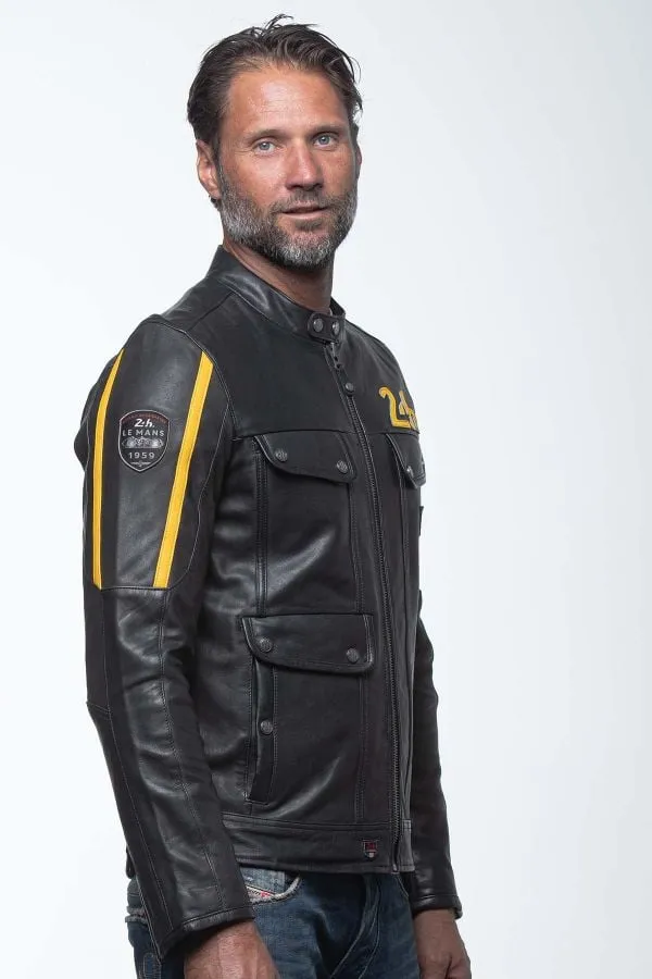 Chaqueta Hombre 24H Le Mans Lagache3 Black/Banana