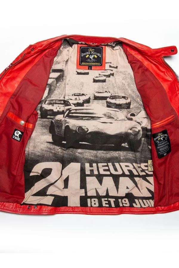 Chaqueta Hombre 24H Le Mans Steel Sheep Crown Red / Off White 