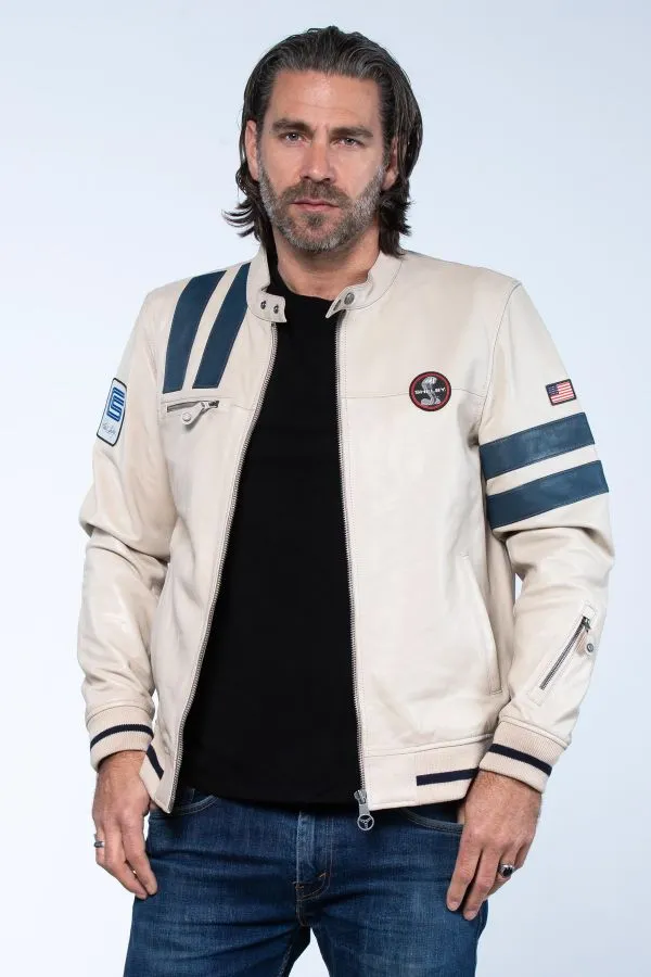 Chaqueta Hombre Carroll Shelby Cobra Men Ecru