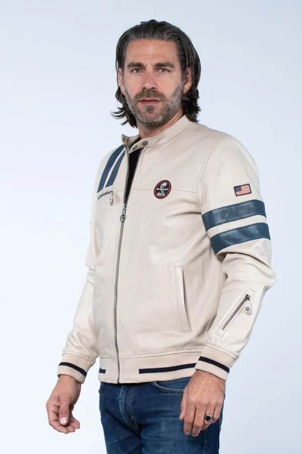 Chaqueta Hombre Carroll Shelby Cobra Men Ecru