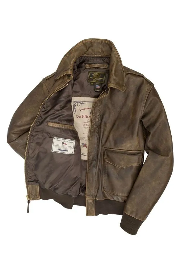 Chaqueta Hombre Cockpit Usa Z21P008 Brown