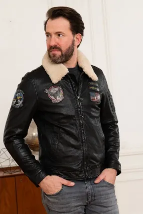 Chaqueta Hombre Daytona Brooke Lamb Paolo Black