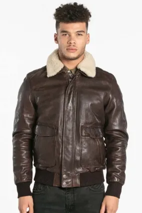 Chaqueta Hombre Daytona Corsair Fur Sheep Petrol Brown