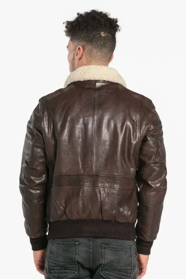 Chaqueta Hombre Daytona Corsair Fur Sheep Petrol Brown