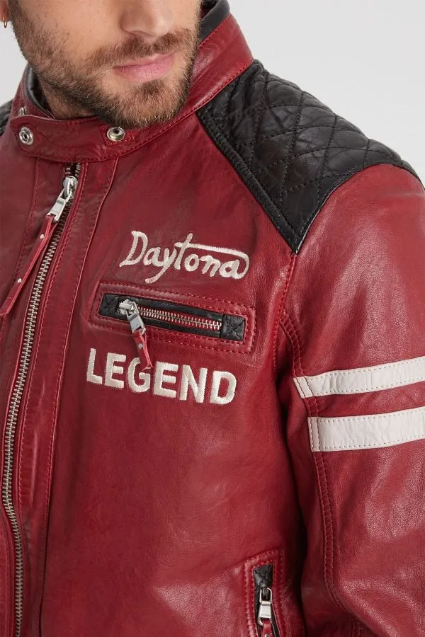 Chaqueta Hombre Daytona Gladstone+Hood Lamb Vita Red