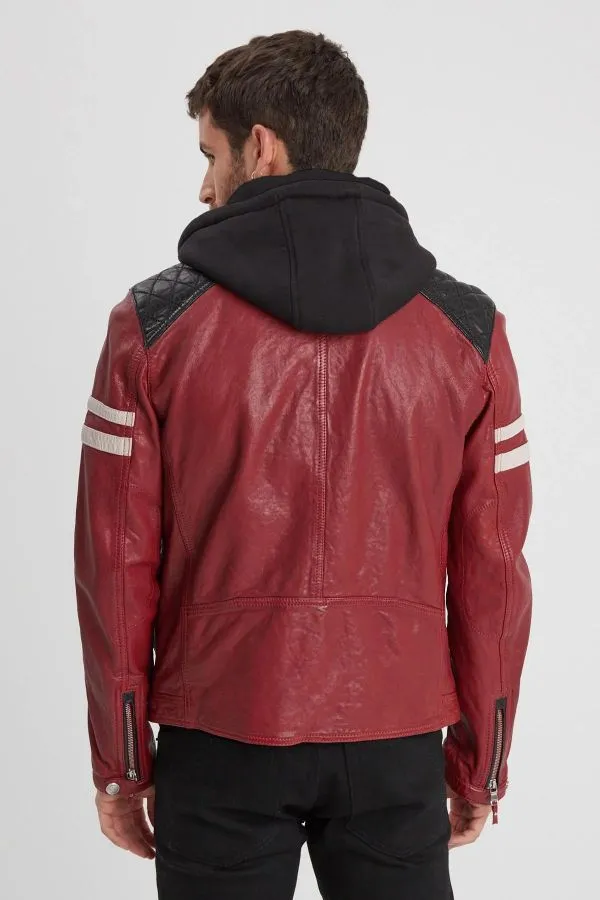 Chaqueta Hombre Daytona Gladstone+Hood Lamb Vita Red