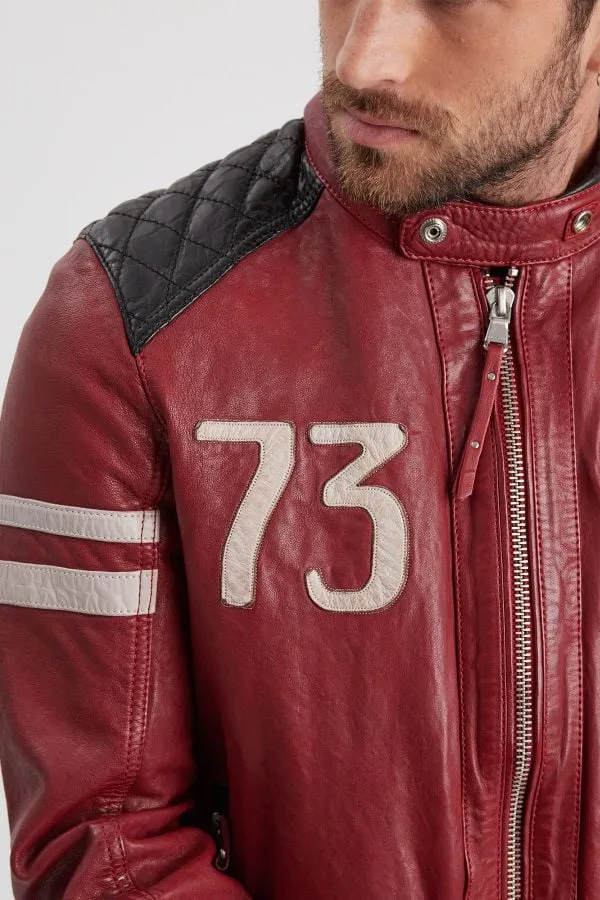 Chaqueta Hombre Daytona Gladstone+Hood Lamb Vita Red