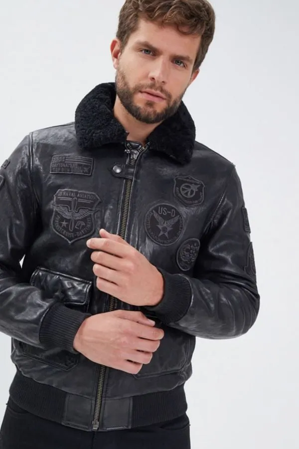 Chaqueta Hombre Daytona Mythic + Fur Sheep Petrol Black/Black